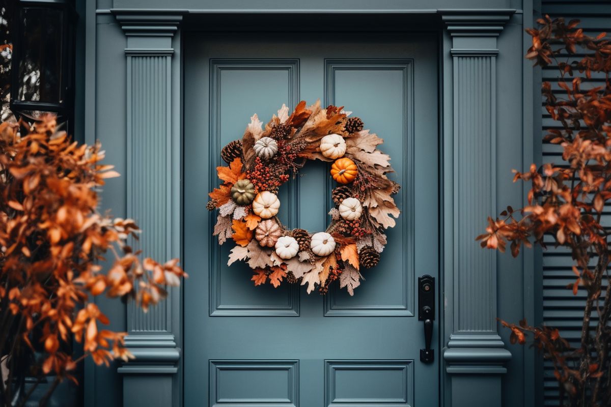 Seasonal Entryway Decor Ideas for Fall and Thanksgiving